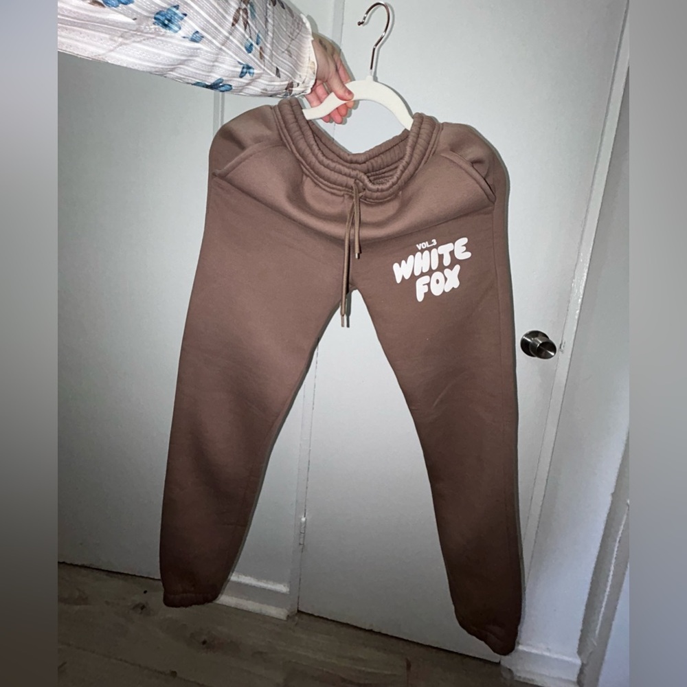 White Fox Boutique Chocolate Brown Joggers